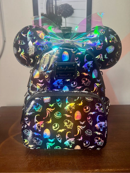 Loungefly Handbags - The Nightmare Before Christmas Holographic Disney Parks Loungefly Backpack Set